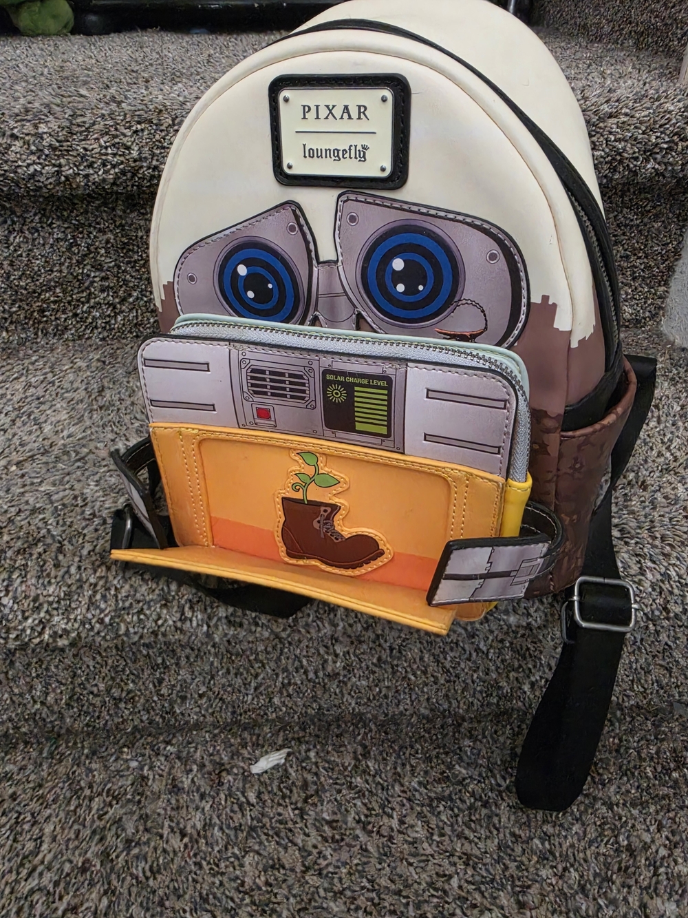Loungefly WALL·E  Backpack in Cream, Brown & Yellow Accent